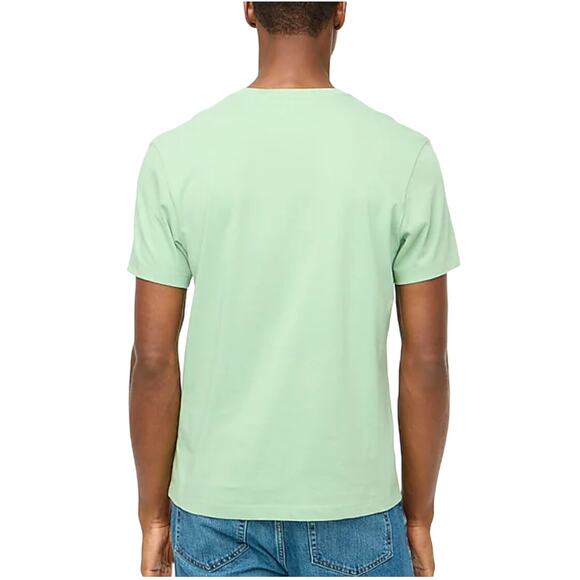 NWT J. Crew Men's Green W/Fishing Dog Graphic Tee - Picture 6 of 11